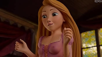 Rapunzel’s Naughty Foot Tease – Animated Ecstasy