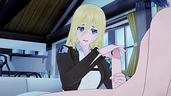 Mikasa & Historia’s Forbidden Lesbian Passion – Aot Hentai