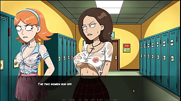 Evil Morty’s Lewd Portal Porn – Wet T-shirt Temptation Hentai Game