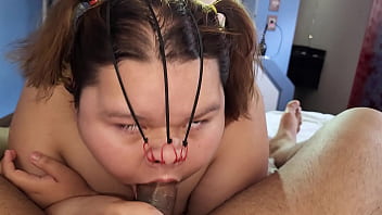 Naughty Schoolgirl Drains Balls & Swallows Load In Public Mall