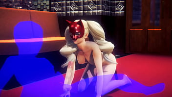 Persona 5 Hentai – Ann Takamaki’s Lewd Handjob & Deep Throat Fantasy