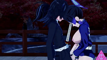 Shinobu And Giyu Hot Demon Slayer Hentai Sex With Blowjob Creampie
