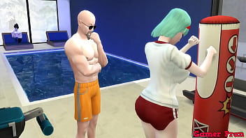 Bulma’s Lustful Training With Master Roshi – Cuckold Hentai Fantasy