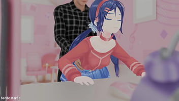 Blender Fuck: Anime Girl’s Lewd 3d Orgy