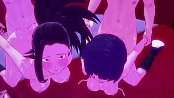 Hot Anime Babes Fuck Hard – My Hero Academia Hentai Orgy