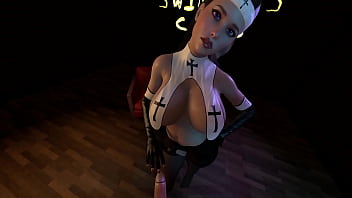 Hot Nun Craves Hard Cock – 3d Hentai Fuck Fest
