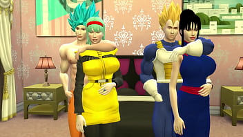 Hot Anime Wives Cheat On Goku & Vegeta With Their Friends – Ntr Hentai