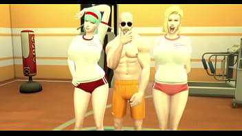 Master Roshi’s Lewd Training With Bulma & 18 – Hot Anime Wives Hentai