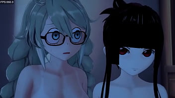 Yama Sister Dominates Femboy In Hot 3d Hentai