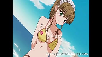 Masturbating Anime Maid In Fantasy