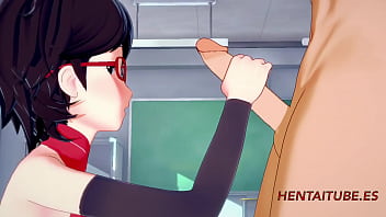 Bakugou Fucks Sarada In Hot 3d School Sex – My Hero Naruto Hentai Animation