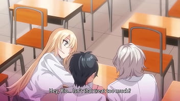 Two Busty Hentai College Girls Enjoy A Threesome