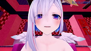 Amane Kanata & Tokoyami Towa’s Wild Pov Fuck Session – Hololive Hentai
