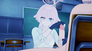 Horny Hoshino & Sakurako’s Wild Anime Threesome – Blue Archive Porn