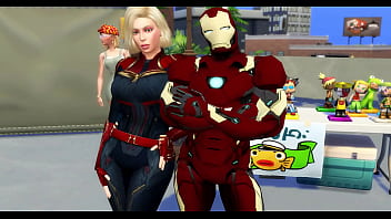 Marvel Captain Gets Ravaged By Iron Man’s Massive Cock In Hentai Episode 13