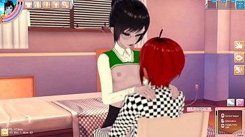 Pale Burnette Fucks Hard In 3d Hentai Koikatu Fantasy