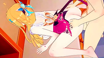 Aether Devours Escoffier’s Juicy Pussy – Genshin Hentai
