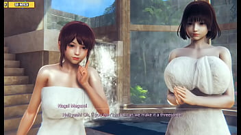 3d Hentai Threesome – Two Busty Babes Fucking Hard