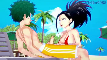 Momo & Jiro Dominate Deku In Steamy My Hero Academia Threesome