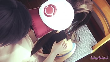 Hentai Pokemon – Hilda’s Lewd Blowjob & Boobjob (uncensored) Anime Porn