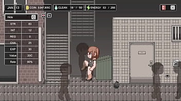 Naughty Anime Babe Pleasuring Strangers In Public