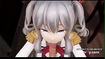 Anime Teen Sucks Monster Cock – Hentai Blowjob Fantasy