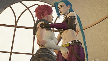 Arcane’s Vi & Jinx Hot Lesbian Fuck In 4k 60fps Uncensored Hentai