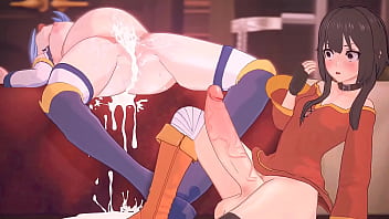 Aqua Takes A Rough Futa Ride (konosuba Hentai Animation)