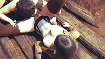 Titans Hentai – Mikasa’s Wild Blowjob And Intense Cunnilingus – Anime Porn